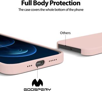 Mercury Silicone Back Case for Samsung Galaxy S21 FE 5G G990 Pink sand (MER-SILBC-G990-PSA)