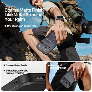 Dux Ducis Shld чехол для iPhone 17 Pro Max / iPhone 18 Pro Max Contour pattern (DU-SHLD-17PMA-BK)