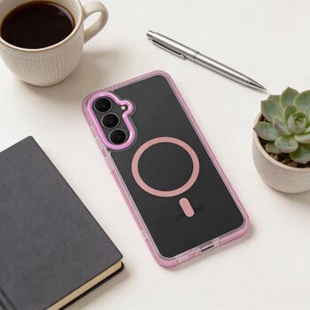 Riff Clear Hybrid Mag Cover Frame Чехол для Samsung Galaxy A57 5G A576 Pink (RF-HYB-A57-PI)