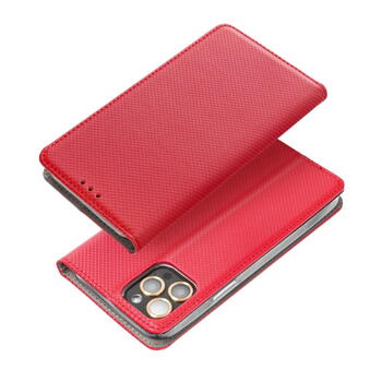 TakeMe Magnēstikas Fiksācijas Sāniski atverams maks bez klipša Samsung Galaxy A23 4G (A235F) / A23 5G Sarkans (TM-MA-SA-A2345G-RE)