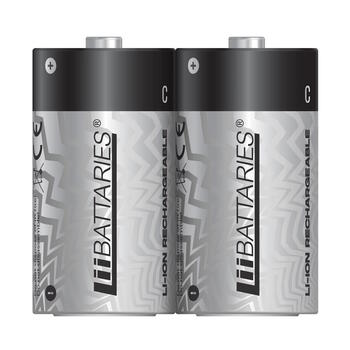 Liibattaries Uzlādējami Jaudīgi akumulatori Lithium-Ion ar USB-C LR14 C 3000mAh 1.5V (2pcs) (LIB510729)
