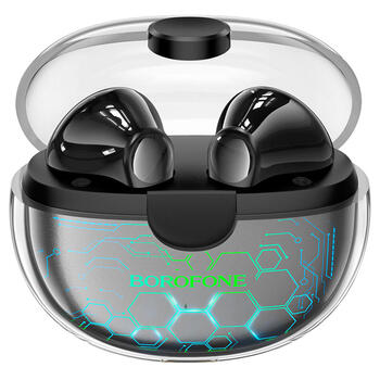 Borofone BW15 TRUE Bluetooth brīvroku ierīce TWS Black (BW15-BLACK)
