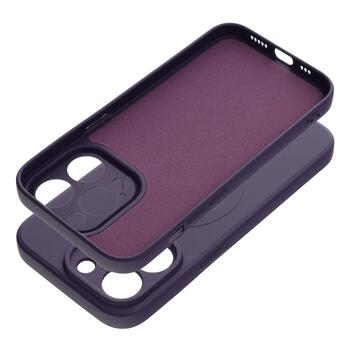 Riff Magsafe силиконовый чехол с микрофиброй изнутри для Apple iPhone 14 Plus Purple (RF-SILM-IP14PL-VI)
