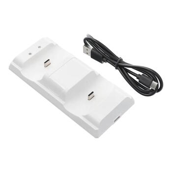Riff P201 PS5 док-станция Зарядное устройство для контроллеров PS5 White (RF-P201/WH)
