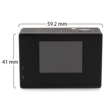 SJCam SJ4000 Водостойкая 30m Спорт Камера 12MP 170 град.1080p HD 30fps 2.0" LCD Экран Черный (SJ4000-BK)