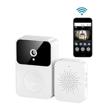 Riff Smart HD Беспроводной дверной звонок / ночное видение / двусторонняя аудиосвязь / захват изображения (RF-8418)