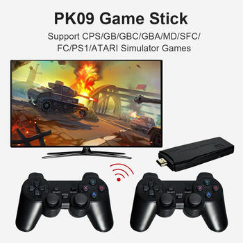 RIFF PK-09 Lite HDMI Retro Mini 4K Игровая Консоль Linux 4100 Видеоплеер Игровая Приставка с Беспроводными Контроллерами 64 Гб Черный (RF-PK09)