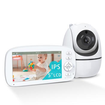 Riff BM5 Audio-Video Mobilā aukle Nakts redzamība Divvirzienu saruna Wi-Fi 720P 5 collu ekrāns (RF-BM5)