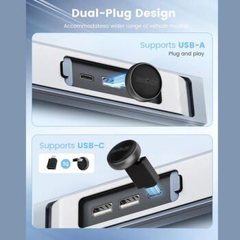 Carlinkit Mini Ultra3 Bezvadu adapteris CarPlay / Android auto-adapteris Black (CARL-ULTRA3)