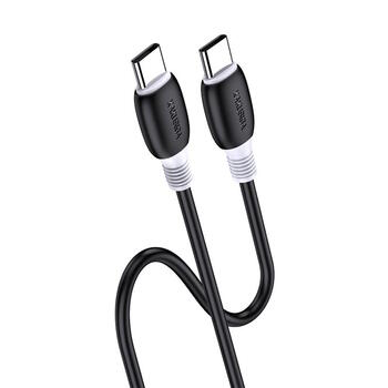 iKaku KSC-951 PD60W Быстрый провод для подзаряда и передачи данных Type-C на Type-C Black (KSC-951/BK)