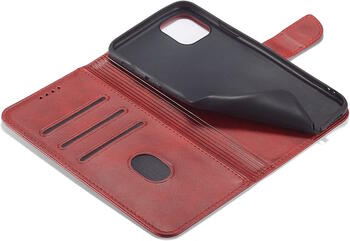 Riff Wallet sāniski atverams maks priekš Xiaomi Redmi Note 13 Pro 5G / Poco X6 5G Red (RF-WAL-RN13PRO/X6-RE)