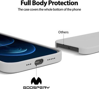 Mercury Silikona aizmugures maks priekš Samsung Galaxy A54 5G A546 Stone (MER-SILBC-SA54-ST)