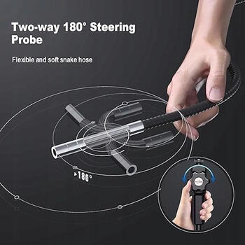 Ralcam F408A 8,5mm boreskopa pārbaudes kamera ar 8 gaismas diodēm (1m) (F408A-AM)