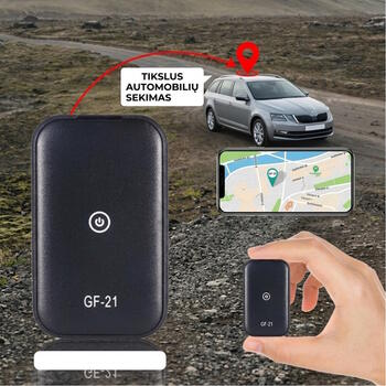 Riff GF21 GPS izsekotājs Precīzs reāllaika / Nepieciešama SIM karte / 3 režīmi (RF-GPS-GF21)