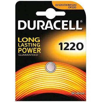 Duracell DL1220 Батарея с длительным сроком службы Блистерная упаковка CR1220 (1 шт.) (CR1220)