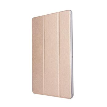 Riff Texture Planšetdatora maks Tri-fold Stand Leather Flip priekš Huawei MediaPad T3 7.0 Gold (PRES-HUA-T3-7.0-GO)