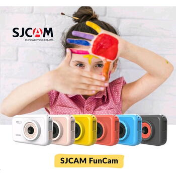 SJCam FunCam F1 Дигитальная камера для Детей 5MP 720p HD 2.0" экран 800mAh Черная (SJF1-BK)