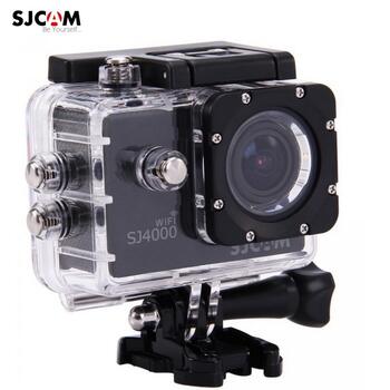 SJCam SJ4000 Wi-Fi Водостойкая 30m Спорт Камера 12MP 170 град.1080p HD 30fps 2.0" LCD Экран Черный (SJ4000WIFI-BK)