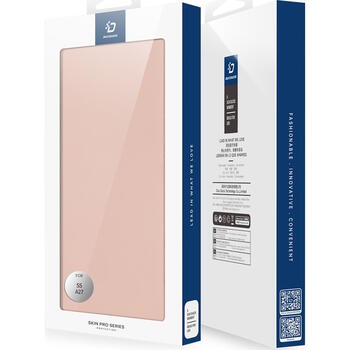 Dux Ducis Skin Pro sāniski atverams maks priekš Samsung Galaxy A276 A27 5G Pink (DU-SP-A27-PI)