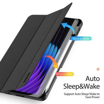 Dux Ducis Domo Maks ar statīvu un Miega gudru funkciju Xiaomi Pad 8 / Pad 7 / Pad 7 Pro Black (DU-DO-XPAD7-BK)