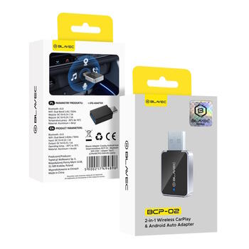 Blavec BCP-02 bezvadu CarPlay/Android Auto adapteris (BCP-02)