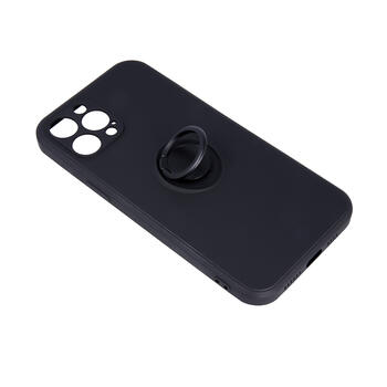 HQ Finger Grip Чехол для Apple iPhone 12 Black (GSM108499)