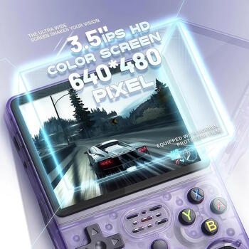 RF-R36S Игровая консоль Open Source Linux Ark OS 2.0 system 20000 ретро игр 128GB Black (RF-R36S/BK/128GB)