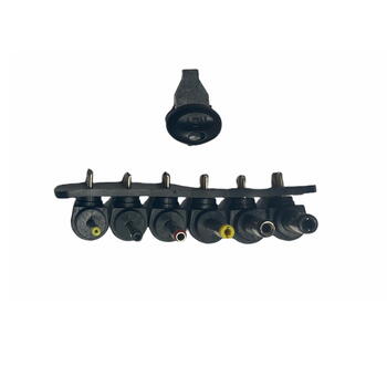Riff Универсальный 12/30W (Max 2.1A) Сетевой адаптер + USB с 3-12V мануальным переключателем & 6 коннекторами Черный (RF-UA-12/30W-6KON-USB)