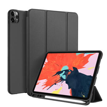 iKaku Eko-ādas Moderns & Plāns Planšetdatora maks ar miega vāku priekš Apple iPad Air 10.5 2019 iPad 10.5 2019 Melns (IK-CS-TAI-IPADPRO-2020-BL)