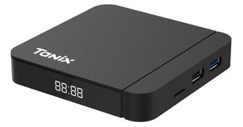 Tanix W2 S905W2 64-bit Quad Core ARM Cortex A53 Konsole 4K Ultra HD Android TV kaste ar tālvadības pulti Android 11 Smart TV 2Gb + 16GB Melns (TANIX-W2-A-2GB-16GB)