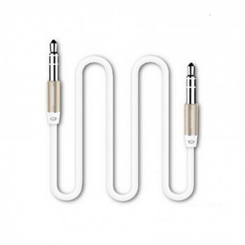 Remax L100 Universāls AUX 3.5mm spraudnis uz 3.5mm Audio Kabelis 1m White (L100/WH)