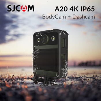SJCam A20 2K Водостойкая Переносная Камера с Dual Микрофоном 16M 2.33" тачскрин + пульт Черный (SJA20)