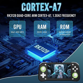RF-XF43 Игровая консоль Open Source Linux Ark OS 2.0 20000 ретро игр 64GB Black (RF-XF43)