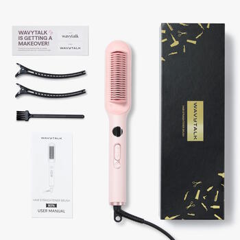 Wavytalk Sleek Sweep matu veidošanas ķemme Pink (Wavytalk-3877)