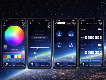 RGB neona LED lente (5m) + Bluetooth tālvadības pults + lietotne (12439)