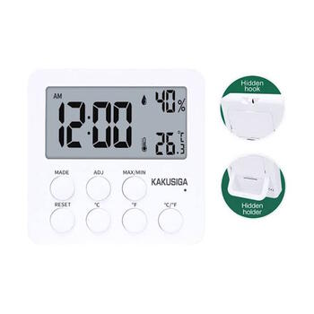 iKaku KSC-1741 DIFEI 3in1 meteostacija / pulkstenis / termometrs / higrometrs White (KSC-1741)