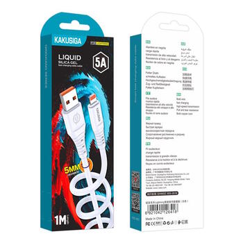 iKaku KSC-803 Провод для передачи данных и подзаряда 1m USB на Lightning White (KSC-803/LI)