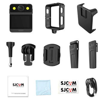 SJCam A20 2K Водостойкая Переносная Камера с Dual Микрофоном 16M 2.33" тачскрин + пульт Черный (SJA20)