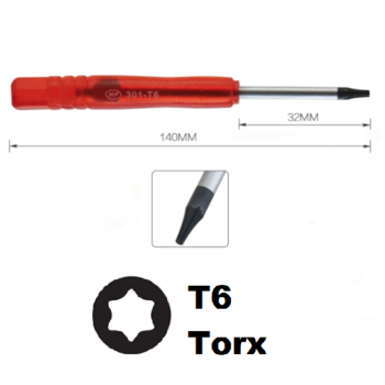 HF 301-T6 Отвертка T6 TORX Сталь (PS-M-301-T6-SD)