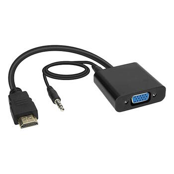 HDTV uz VGA pārveidotājs ar audio izeju Melns (PS-M-HDTVVGA-BL)