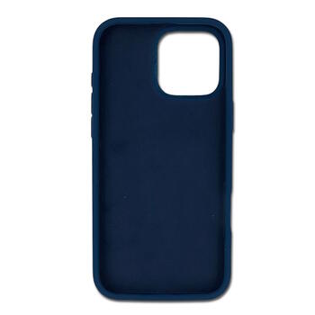 Riff Тонкий чехол с мягким материалом изнутри для iPhone 16 Pro Dark blue (RF-TS-IPH16PR-DBL)