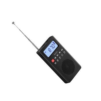 Hoco HI51 3in1 modelis ar FM/AM radio / Bluetooth 5.3 / MP3 atskaņošanu no TF kartes (HI51)