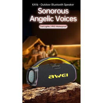 Awei KA16 60W Bluetooth portatīvais skaļrunis V5.3+EDR / 6000mAH (KA16)