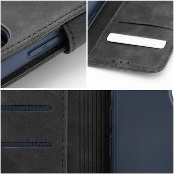 Riff Tender Eco ādas maks grāmatiņa priekš Samsung Galaxy S25 FE S731B Black (RF-TEN-S25FE-BK)