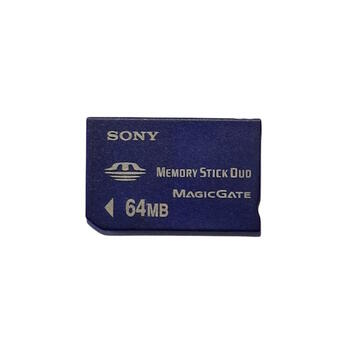 Sony Memory Stick Pro Duo Magicgate Карта памяти 64 МБ б/у протестирована отформатирована Bulk (PS-M-SON-MSPD-64)