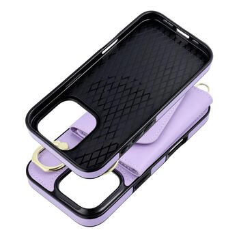 Riff Wonder Чехол для Apple iPhone 16e / iPhone 17e (с отделениями для карт, 2 ремешками) Purple (RF-WON-IP16e/17e-PU)