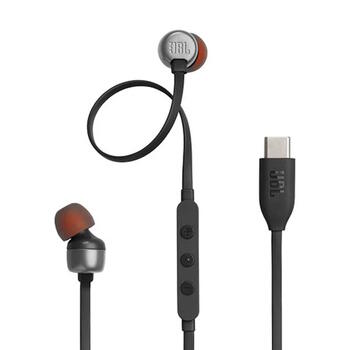 JBL JBLT310CBLK TUNE 310C Проводные наушники in-Ear с Type-C Black (JBLT310CBLK)