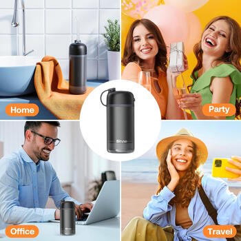 Bitvae P1 kompaktais irrigators 3 režīmi / 4 uzgaļi Black (BIT-P1-BK)