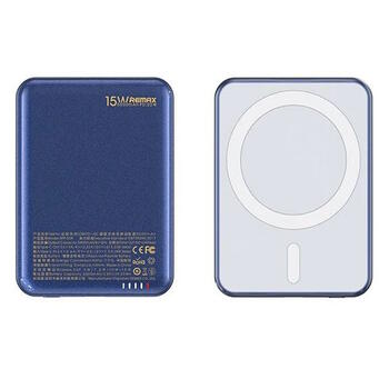 Remax RPP-509 5000mAh Внешний аккумулятор 20W PD 1x USB-C + QC с 15W Магнитной беспроводной зарядкой Черный (RPP-509)