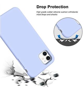 Riff Тонкий & Мягкий силиконовый чехол-крышка с мягкой подкладкой для Apple iPhone 12 Pro Max Light Purple (RF-TS-IPH12PRM-LIPU)
